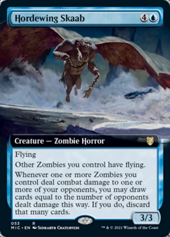 Hordewing Skaab (Extended Art) [Innistrad: Midnight Hunt Commander] | Total Play