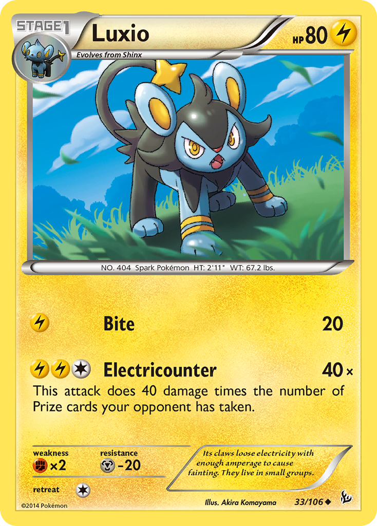 Luxio (33/106) [XY: Flashfire] | Total Play