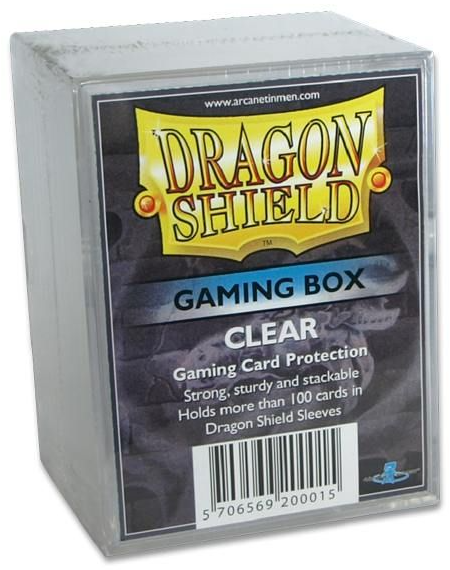 Dragon Shield: Strongbox - Clear (Gaming Box) | Total Play