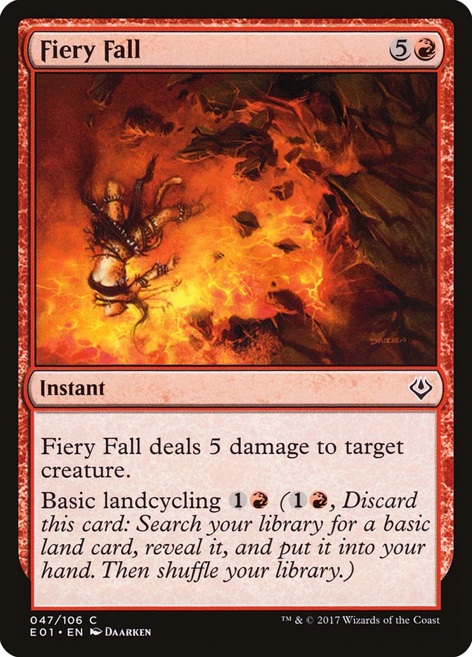 Fiery Fall [Archenemy: Nicol Bolas] | Total Play