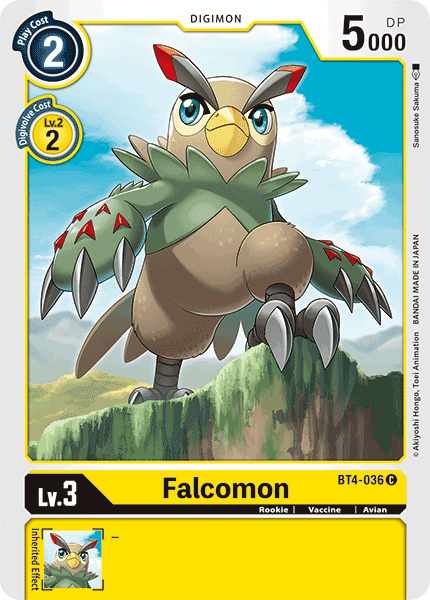 Falcomon [BT4-036] [Great Legend] | Total Play