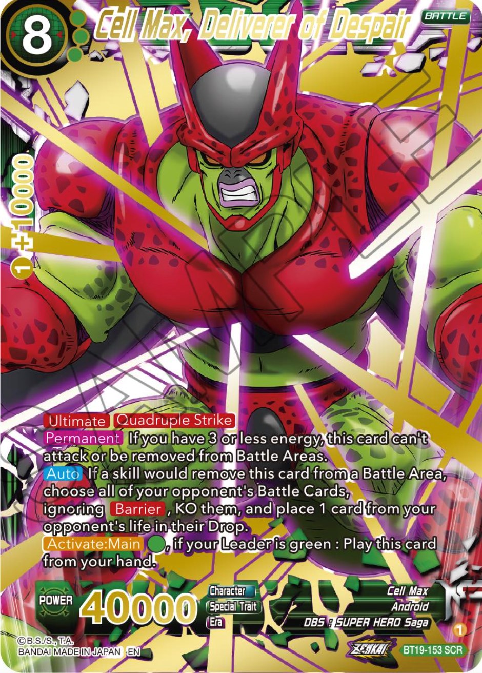 Cell Max, Deliverer of Despair (BT19-153) [Fighter's Ambition] | Total Play