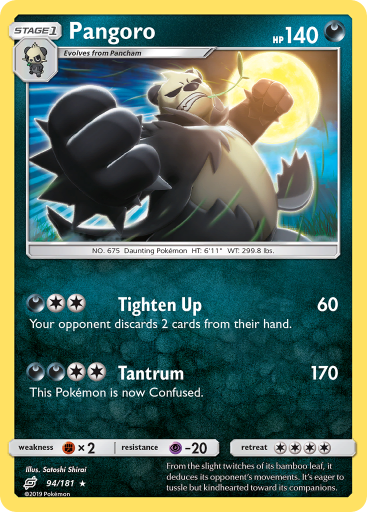 Pangoro (94/181) [Sun & Moon: Team Up] | Total Play