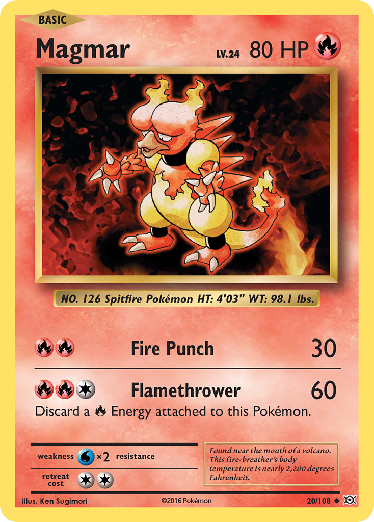 Magmar (20/108) [XY: Evolutions] | Total Play