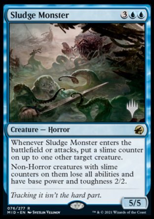 Sludge Monster (Promo Pack) [Innistrad: Midnight Hunt Promos] | Total Play