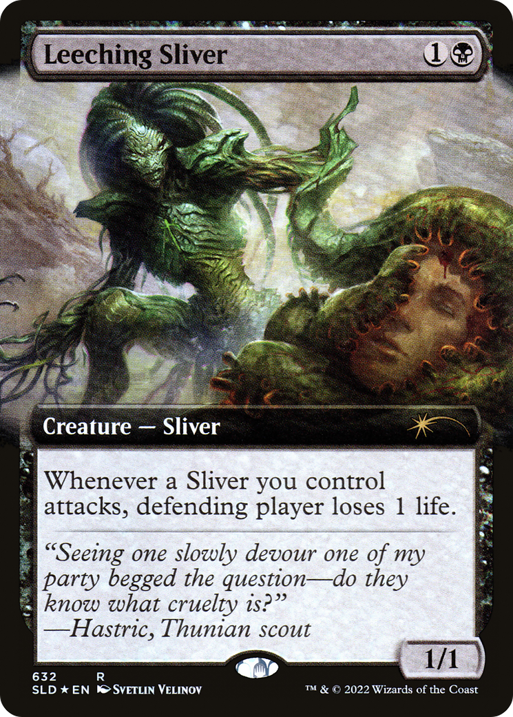 Leeching Sliver (Extended Art) [Secret Lair Drop Promos] | Total Play