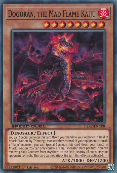 Dogoran, the Mad Flame Kaiju [SGX2-ENC08] Common | Total Play