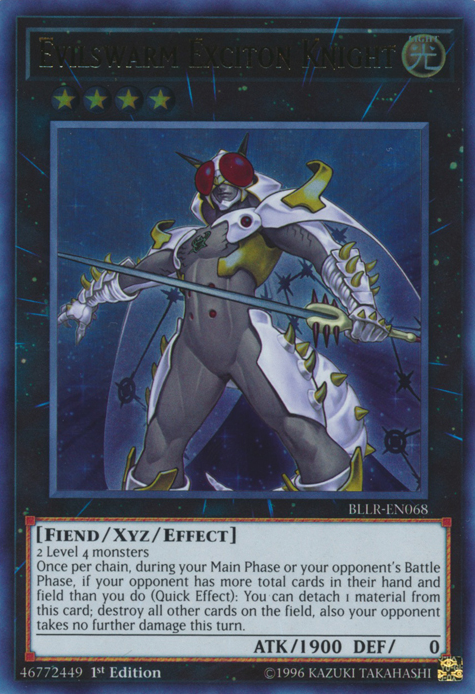 Evilswarm Exciton Knight [BLLR-EN068] Ultra Rare | Total Play