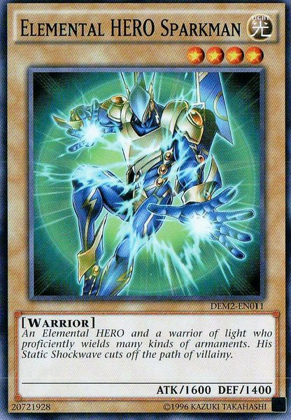 Elemental Hero Sparkman [DEM2-EN011] Common | Total Play