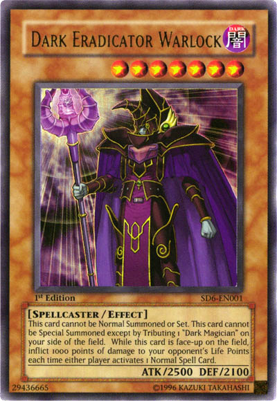 Dark Eradicator Warlock [SD6-EN001] Ultra Rare | Total Play