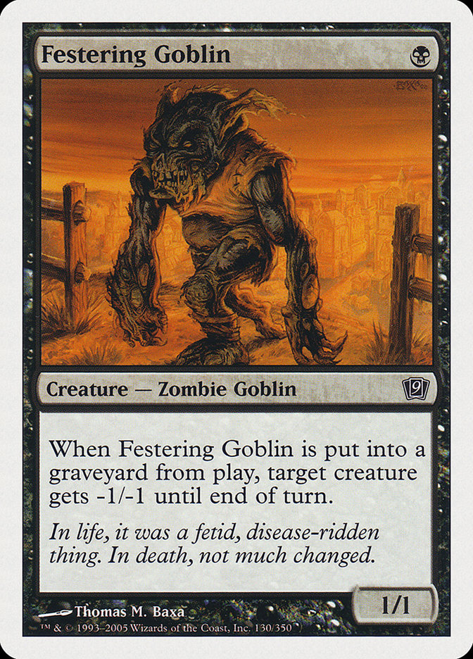 Festering Goblin [Ninth Edition] | Total Play