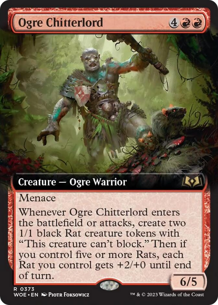 Ogre Chitterlord (Extended Art) [Wilds of Eldraine] | Total Play