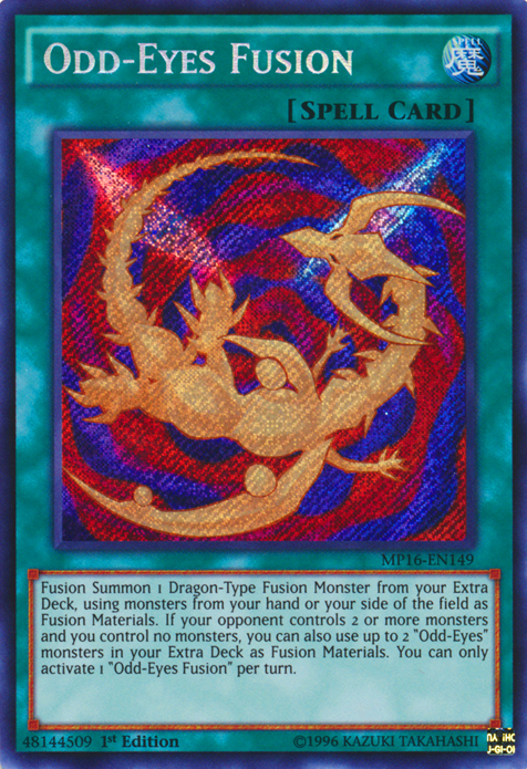 Odd-Eyes Fusion [MP16-EN149] Secret Rare | Total Play