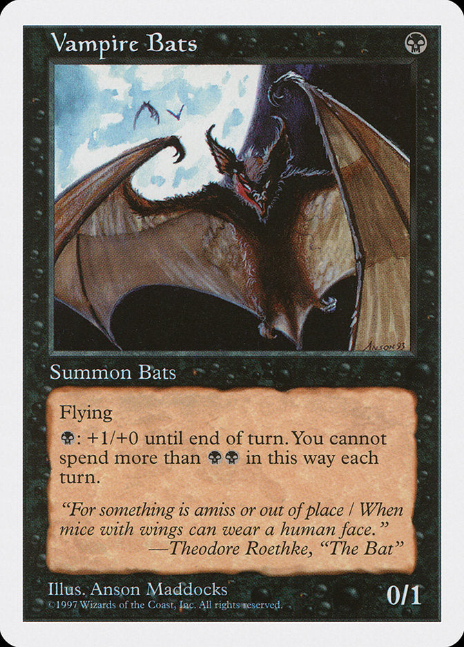 Vampire Bats [Fifth Edition] | Total Play