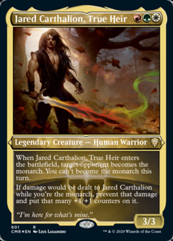 Jared Carthalion, True Heir (Etched) [Commander Legends] | Total Play