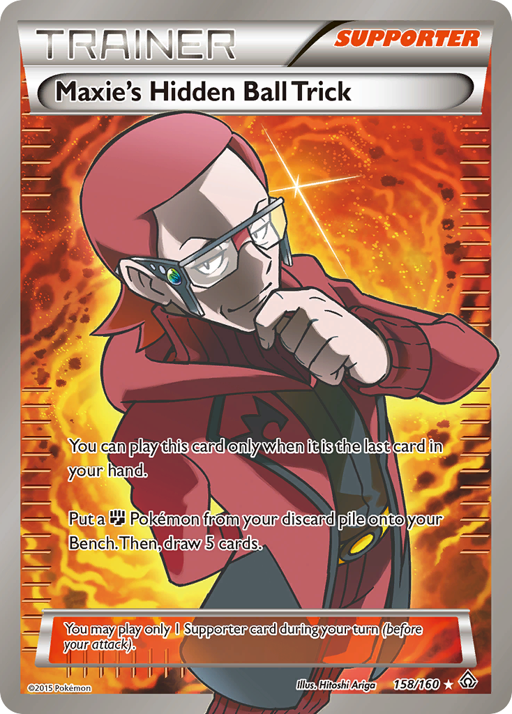 Maxie's Hidden Ball Trick (158/160) [XY: Primal Clash] | Total Play