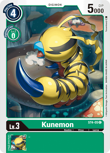 Kunemon [ST4-05] [Starter Deck: Giga Green] | Total Play