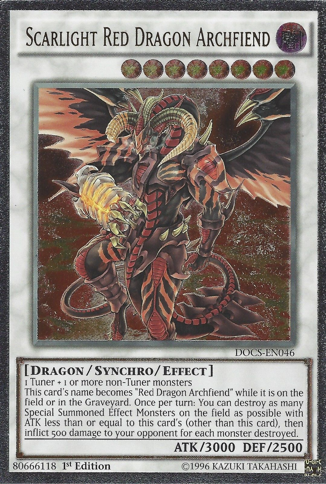 Scarlight Red Dragon Archfiend (UTR) [DOCS-EN046] Ultimate Rare | Total Play