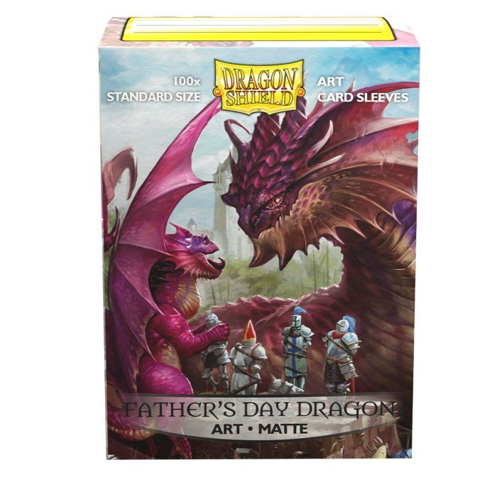 Dragon Shield: Standard 100ct Art Sleeves - Father's Day Dragon (2020) | Total Play