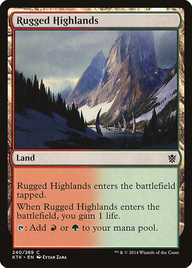 Rugged Highlands [Khans of Tarkir] | Total Play