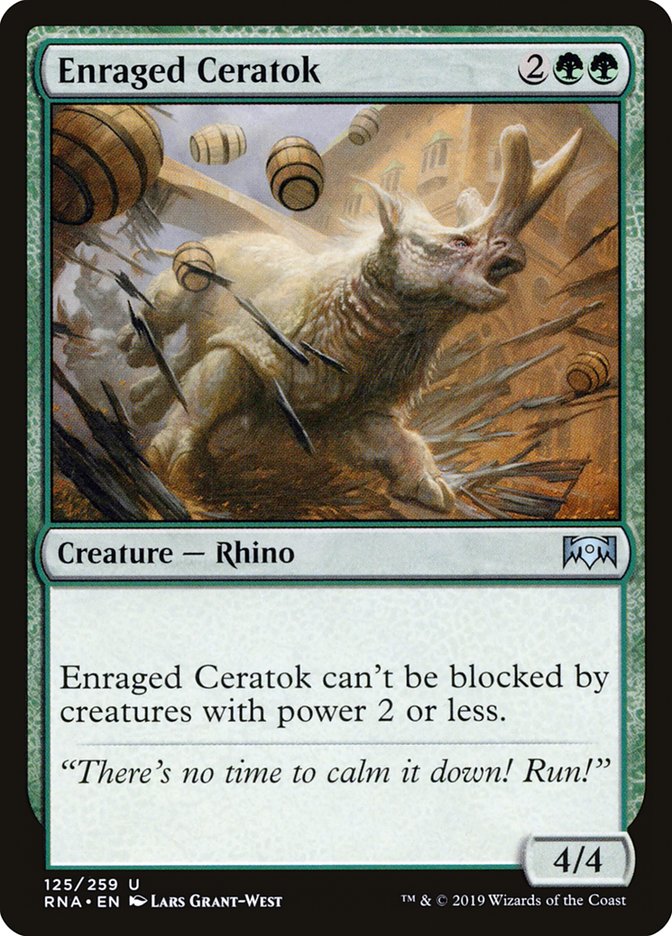 Enraged Ceratok [Ravnica Allegiance] | Total Play