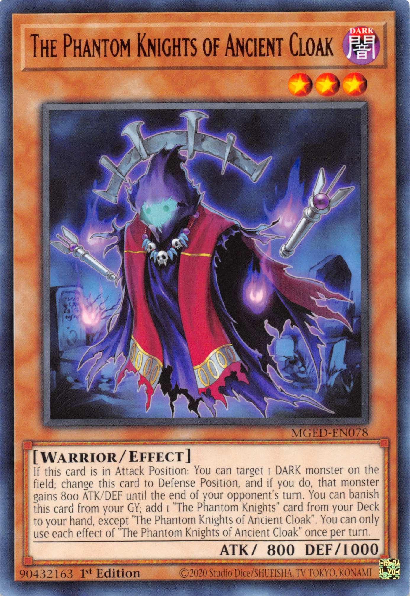 The Phantom Knights of Ancient Cloak [MGED-EN078] Rare | Total Play