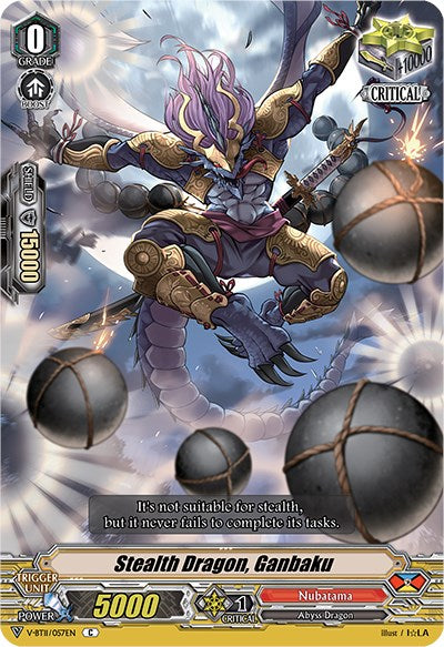 Stealth Dragon, Ganbaku (V-BT11/057EN) [Storm of the Blue Cavalry] | Total Play