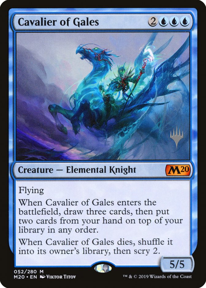 Cavalier of Gales (Promo Pack) [Core Set 2020 Promos] | Total Play