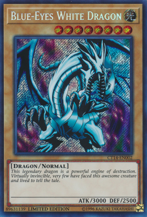 Blue-Eyes White Dragon [CT14-EN002] Secret Rare | Total Play