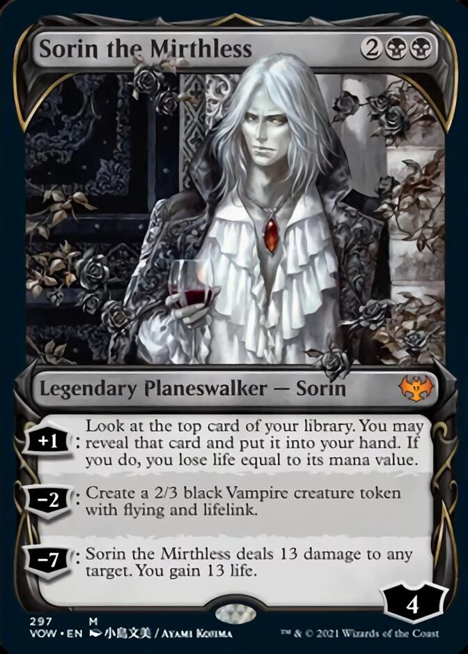 Sorin the Mirthless (Showcase Fang Frame) [Innistrad: Crimson Vow] | Total Play