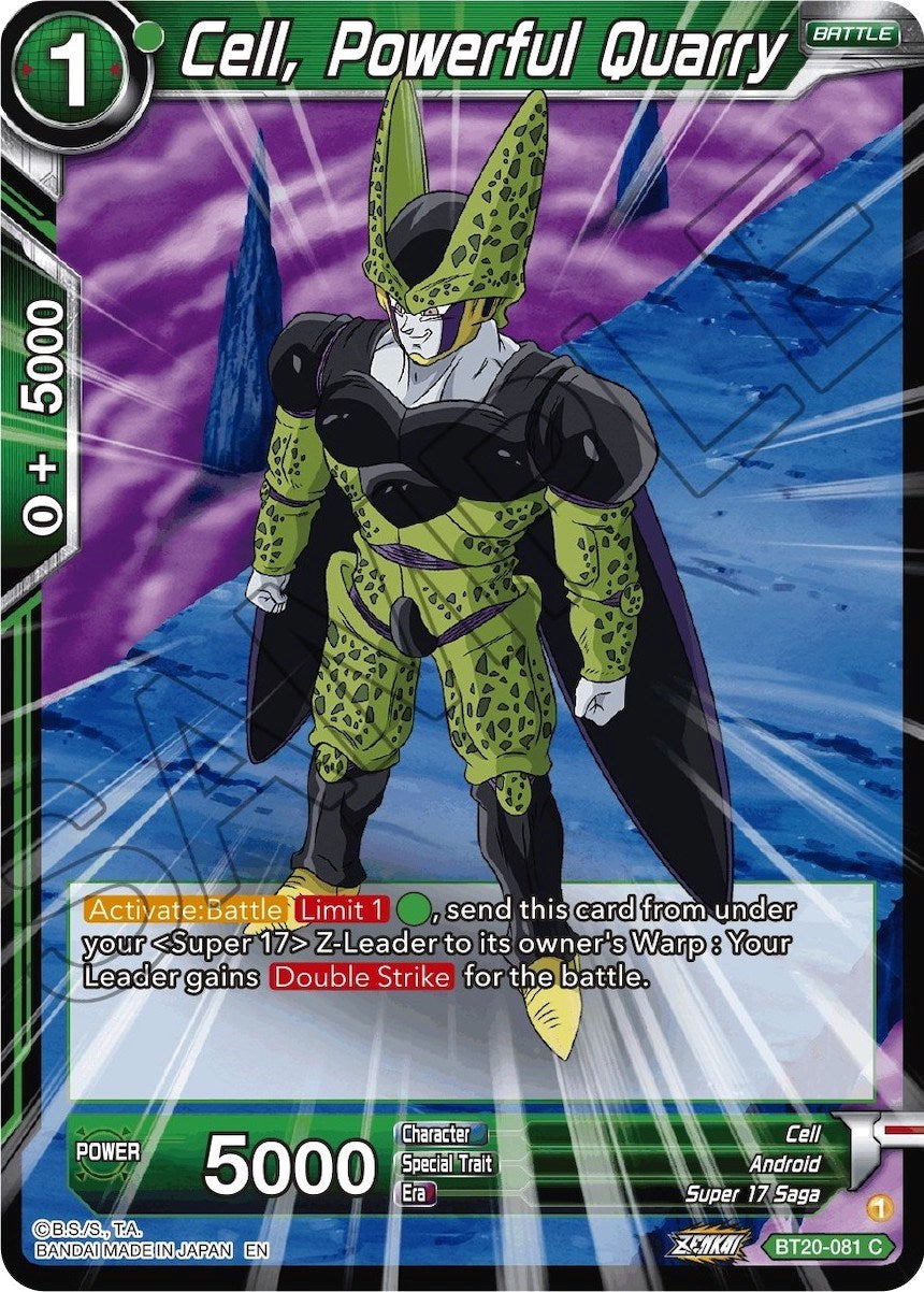 Cell, Powerful Quarry (BT20-081) [Power Absorbed] | Total Play