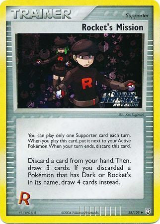 Rocket's Mission (88/109) (Stamped) [EX: Team Rocket Returns] | Total Play