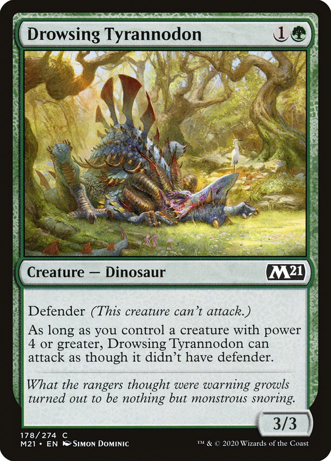 Drowsing Tyrannodon [Core Set 2021] | Total Play