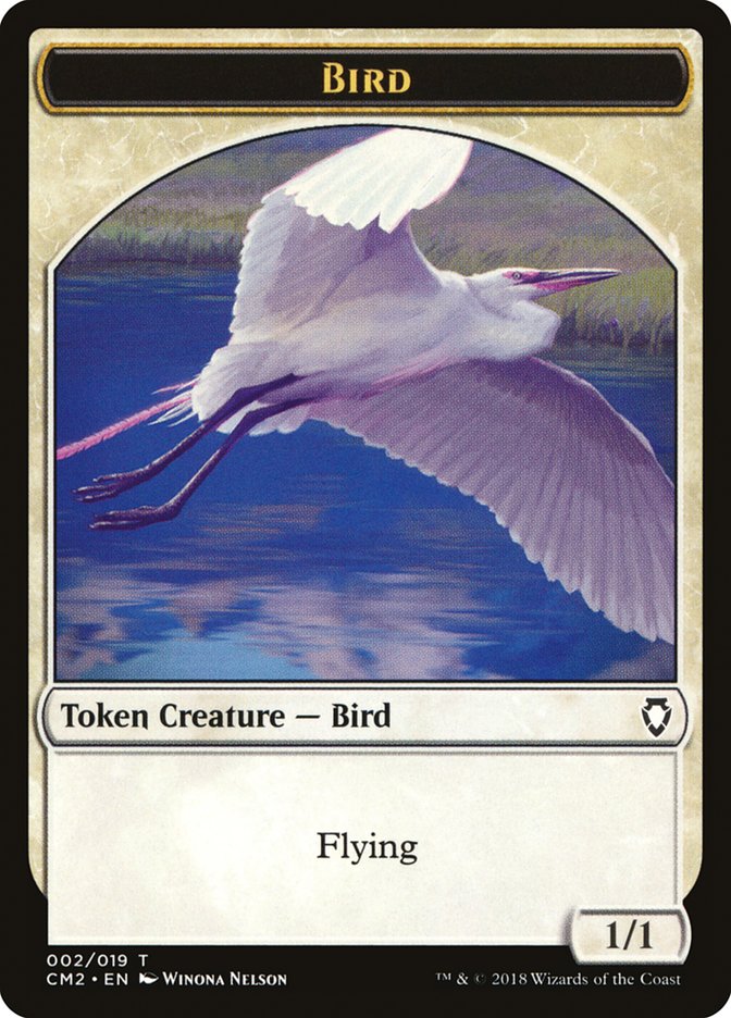 Bird Token [Commander Anthology Volume II Tokens] | Total Play