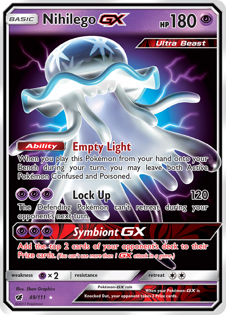 Nihilego GX (49/111) [Sun & Moon: Crimson Invasion] | Total Play