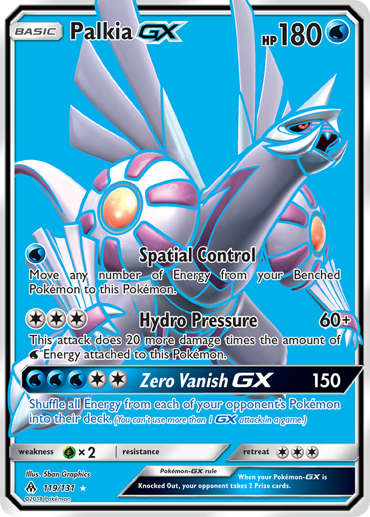 Palkia GX (119/131) [Sun & Moon: Forbidden Light] | Total Play