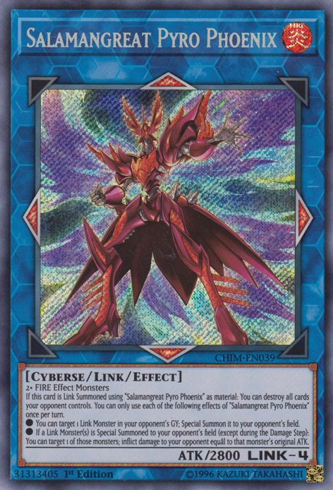 Salamangreat Pyro Phoenix [CHIM-EN039] Secret Rare | Total Play