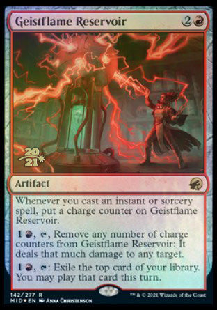 Geistflame Reservoir [Innistrad: Midnight Hunt Prerelease Promos] | Total Play