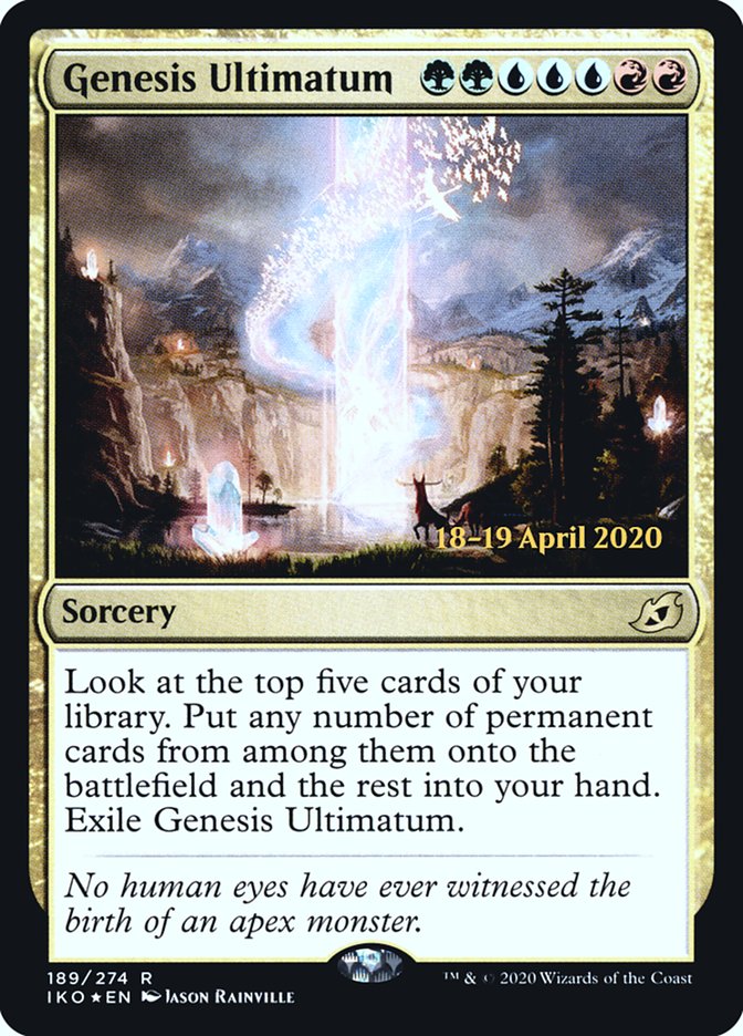 Genesis Ultimatum [Ikoria: Lair of Behemoths Prerelease Promos] | Total Play