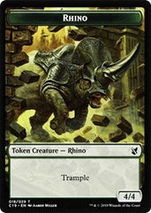 Rhino // Egg Double-Sided Token [Commander 2019 Tokens] | Total Play