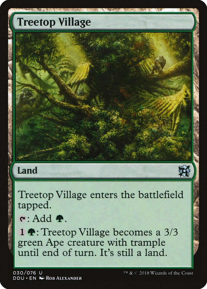 Treetop Village [Duel Decks: Elves vs. Inventors] | Total Play