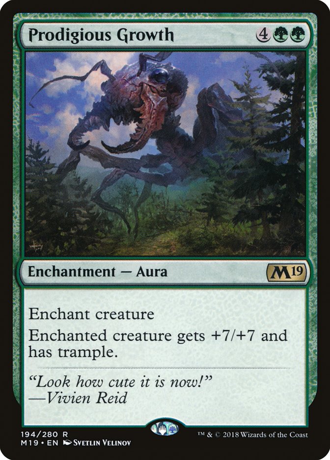 Prodigious Growth [Core Set 2019] | Total Play