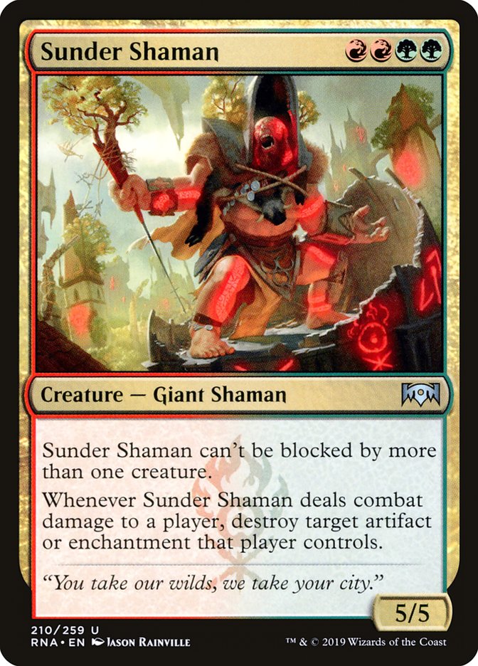 Sunder Shaman [Ravnica Allegiance] | Total Play