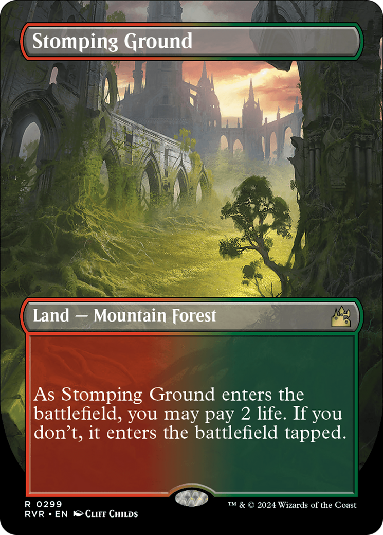 Stomping Ground (Borderless) [Ravnica Remastered] | Total Play