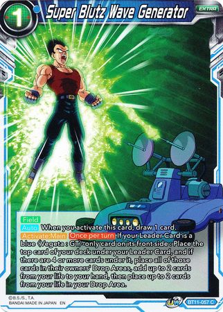 Super Blutz Wave Generator (BT11-057) [Vermilion Bloodline 2nd Edition] | Total Play