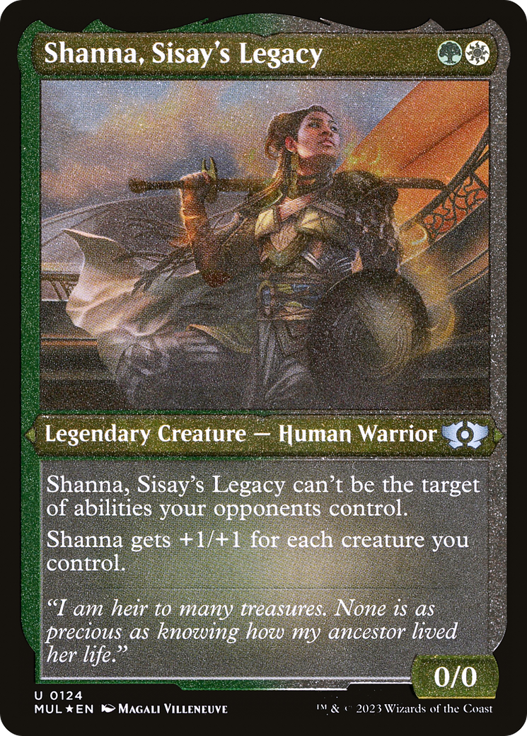 Shanna, Sisay's Legacy (Foil Etched) [Multiverse Legends] | Total Play