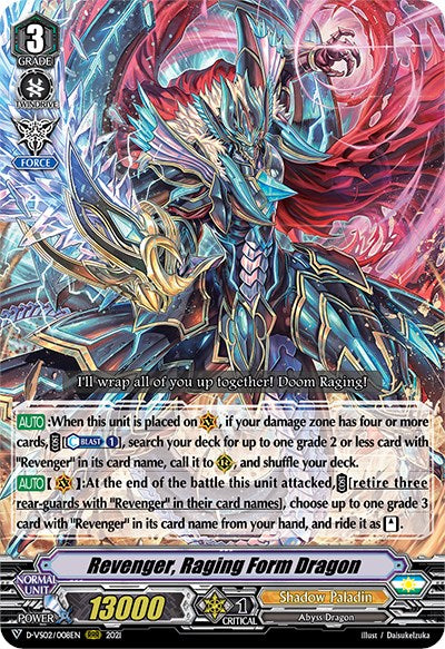 Revenger, Raging Form Dragon (D-VS02/008EN) [V Clan Collection Vol.2] | Total Play
