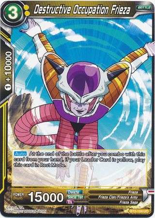 Destructive Occupation Frieza (BT2-104) [Union Force] | Total Play