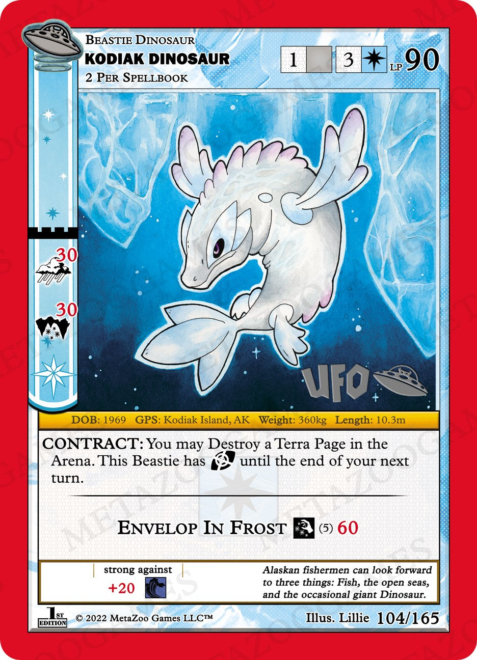 Kodiak Dinosaur [Cryptid Nation: UFO First Edition Spoiler Pack] | Total Play