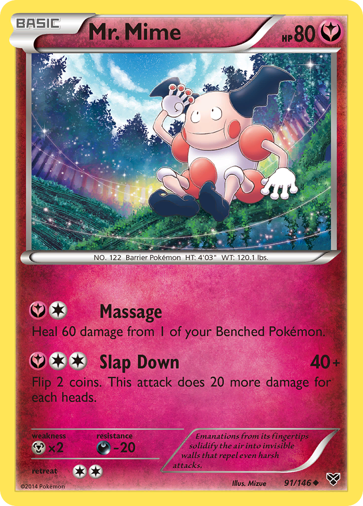 Mr. Mime (91/146) [XY: Base Set] | Total Play